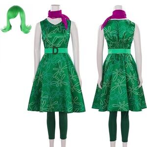 Disney Inside Out Disgust Costume. Adult, Includes Wig!